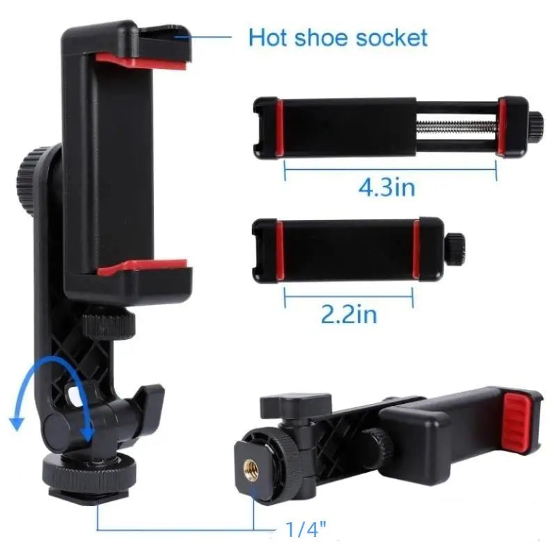Camera Hot Shoe Cold Shoe Adapter Phone Tripod Mount Camera Shoe Adapter Qme