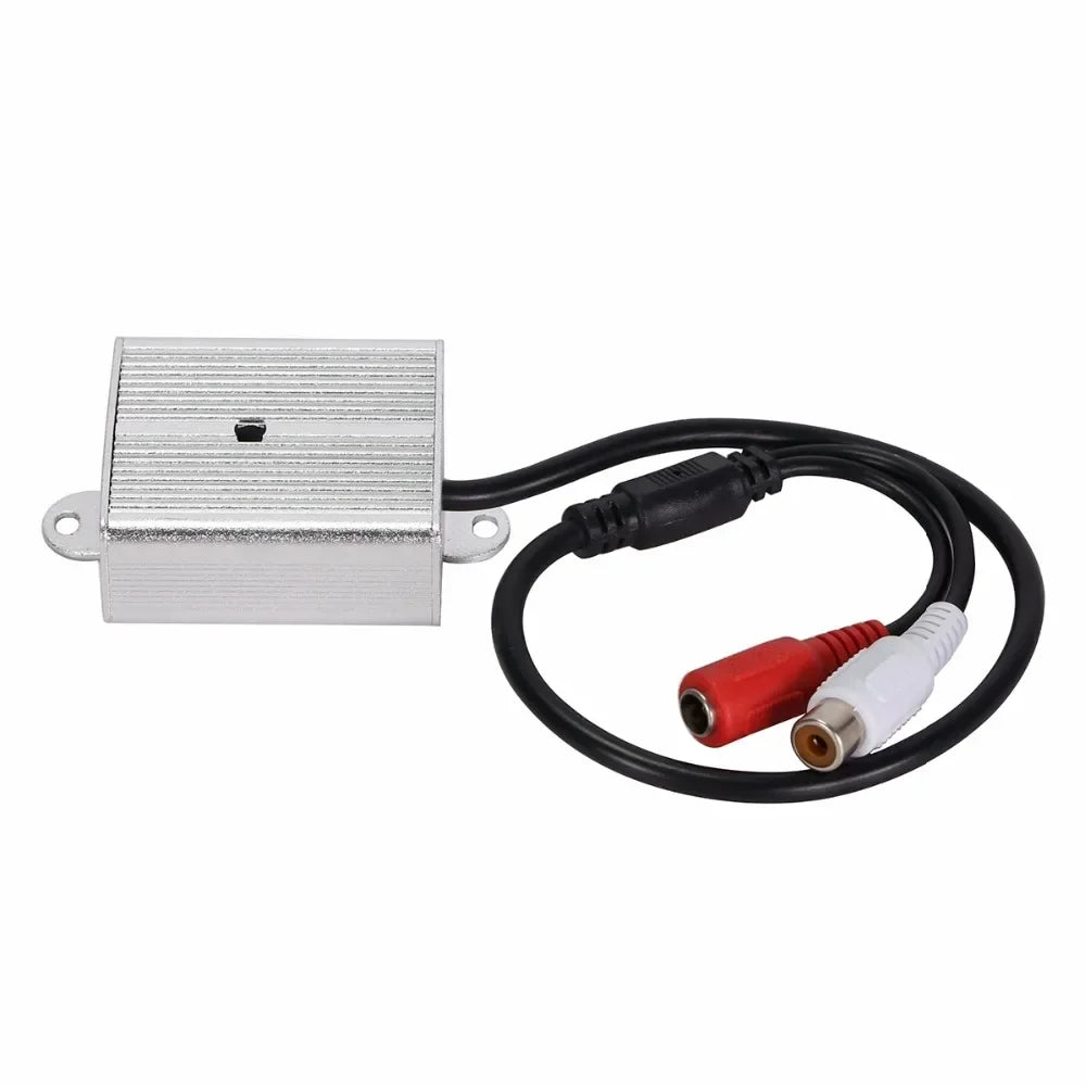 ESCAM Mini Microphone Pickup for Security DVR & CCTV Audio Security Microphone Qme