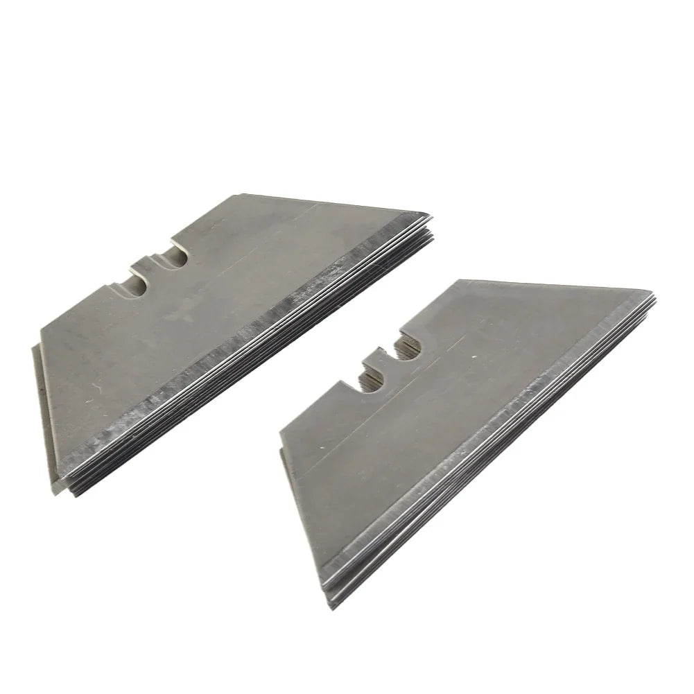 10-Pack Trapezoidal Replacement Blades | Carbon Steel Craft Knife Replacement Craft Blades Qme