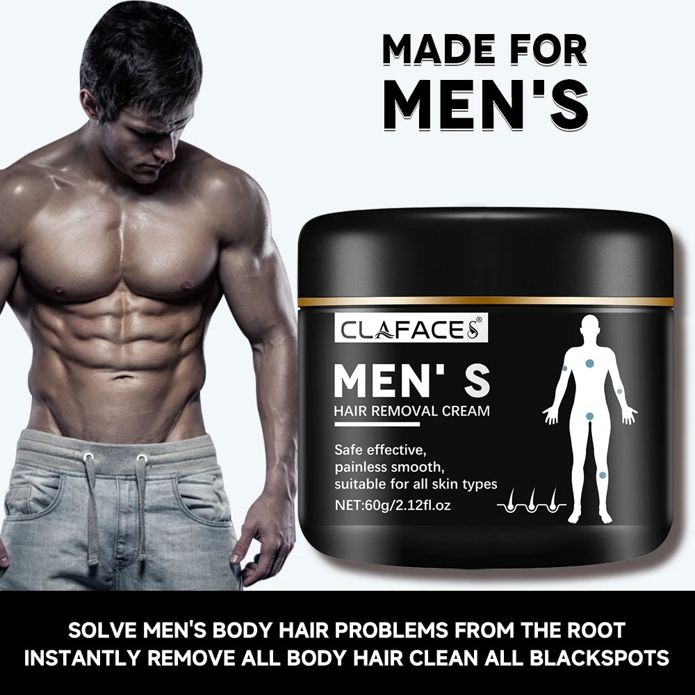 LGRAMER Men's Hair Removal Cream – Body, Arm & Armpit 60g Hair Removal Cream Qst