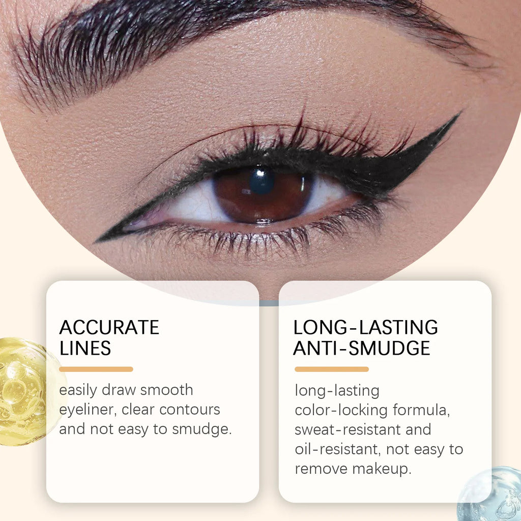 Zephoco Brown Gel Eyeliner Pencil – Waterproof, Long-Lasting Gel Eyeliner Pencil Qst