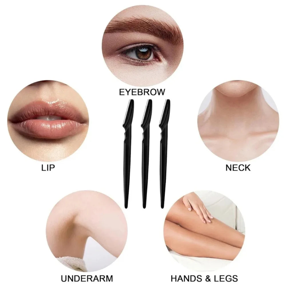Eyebrow Trimmer & Face Razor – Safe Brow Shaping Tool Eyebrow Trimmer Razor Qme