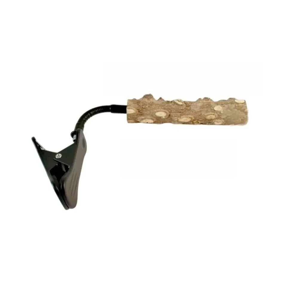 Clip-On Bird Potty Training Perch | Adjustable Natural Wood Bird Training Perch Qme