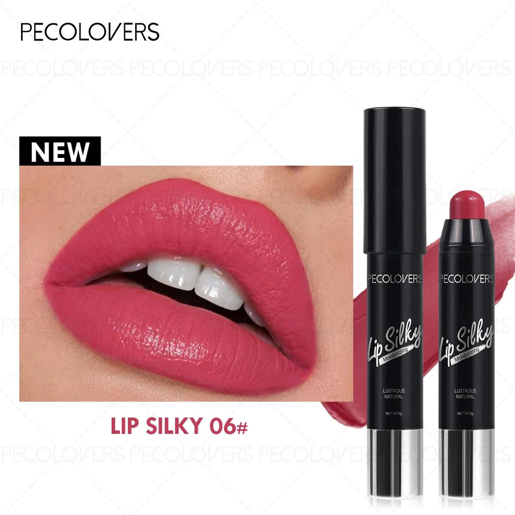 Moisturizing Rotating Lipstick Pen – Long-Lasting Lip Color Lipstick Pen Qme 06