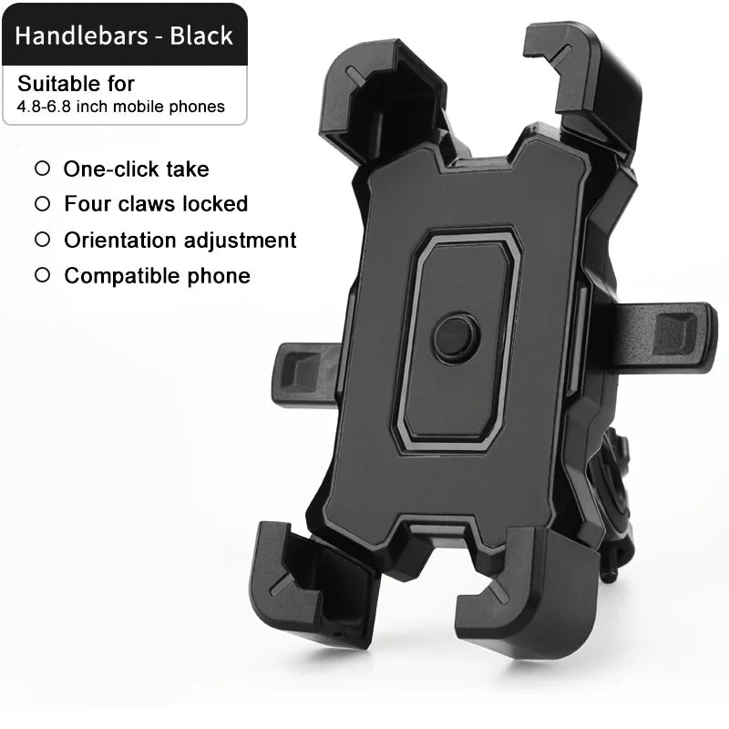 Universal Bike & Motorcycle Phone Mount | Handlebar Holder Handlebar Phone Mount Qme