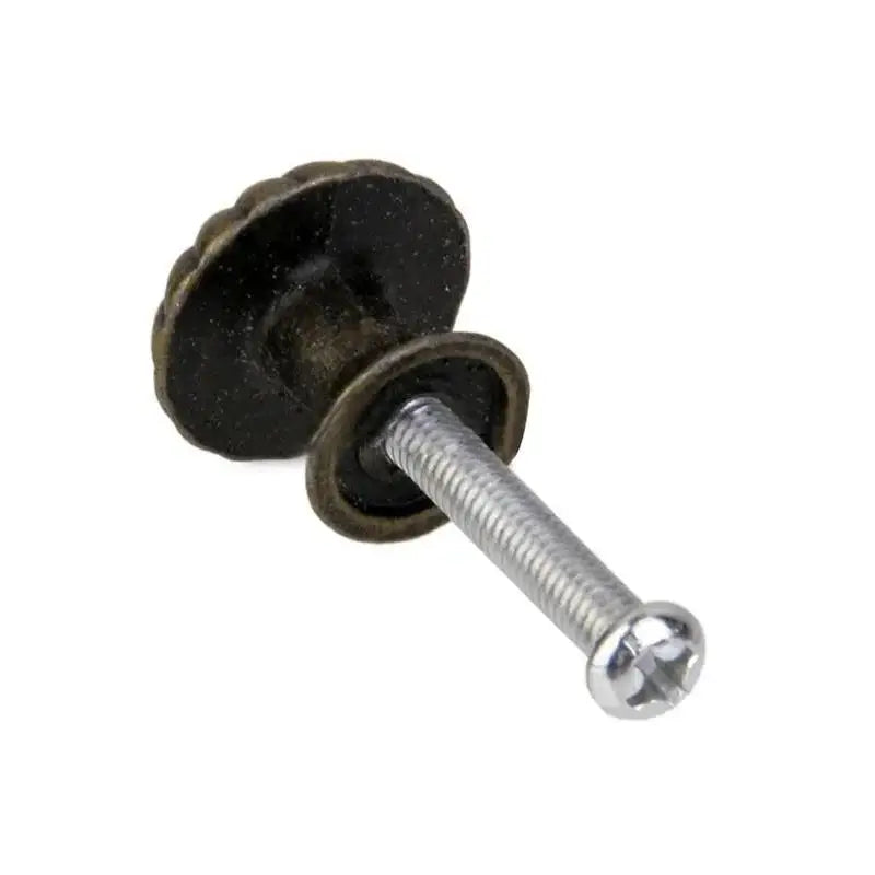 Vintage Retro Cabinet Drawer Knobs Antique Brass 10-Pack Cabinet Drawer Knobs Qme