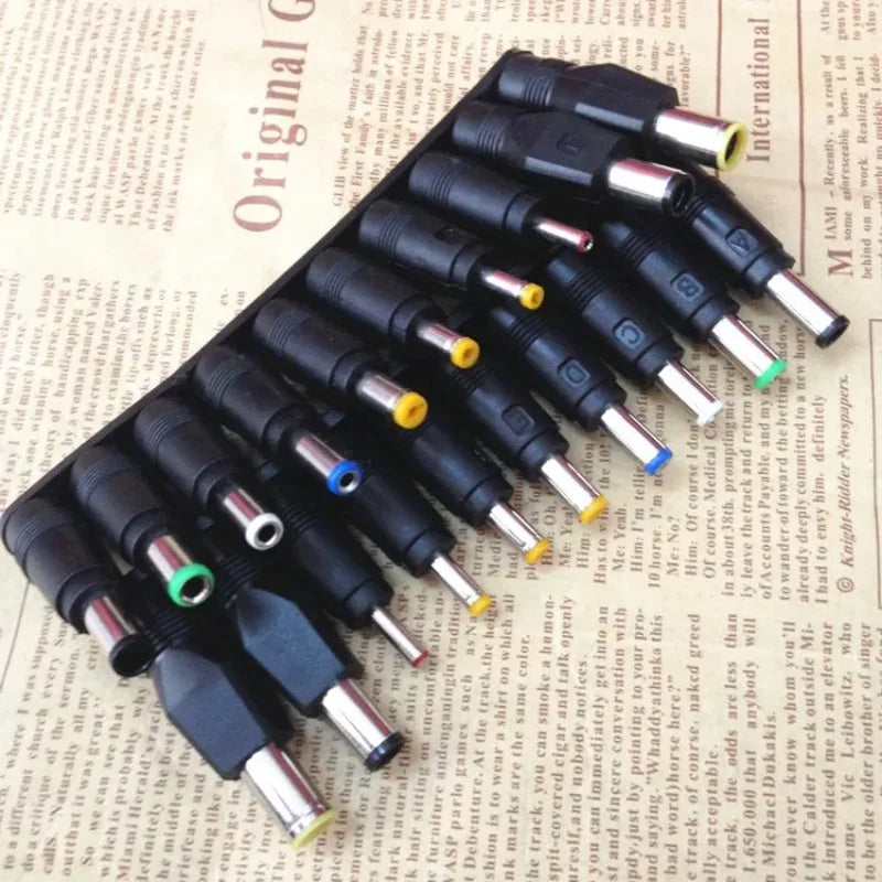 8-in-1 DC Power Adapter Connectors Universal Laptop Charger DC Power Adapter Qme