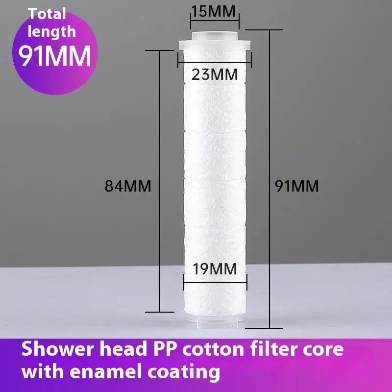 10-Pack Universal Shower Head PP Cotton Filter Replacements Shower Filter Replacement Qst 4