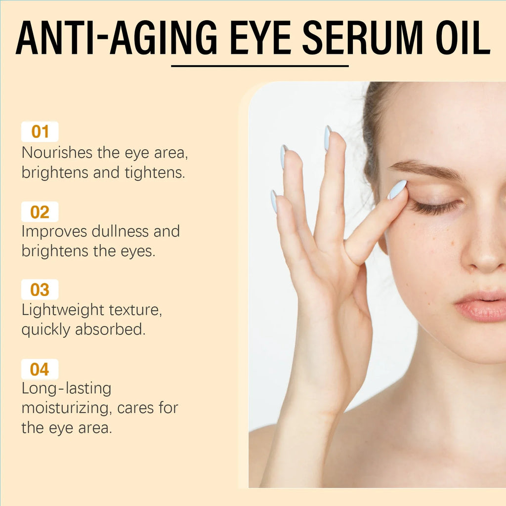 Qme Anti-Aging Eye Serum Oil – Brightening & Firming Eye Serum Oil Qme