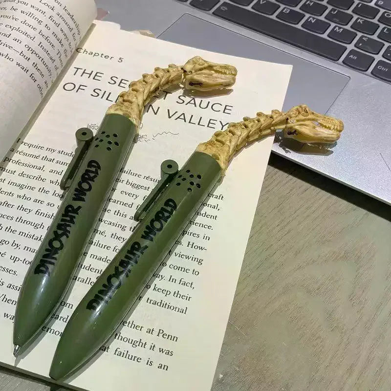 Dinosaur Gel Ink Pen – Cute Funny Novelty Gag Gift Prop Novelty Gel Pen Qme Default Title