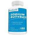 Sodium Butyrate Capsules – Postbiotic Gut Wellness | Bunkell Postbiotic Supplement Qst 120 count 1 bottle