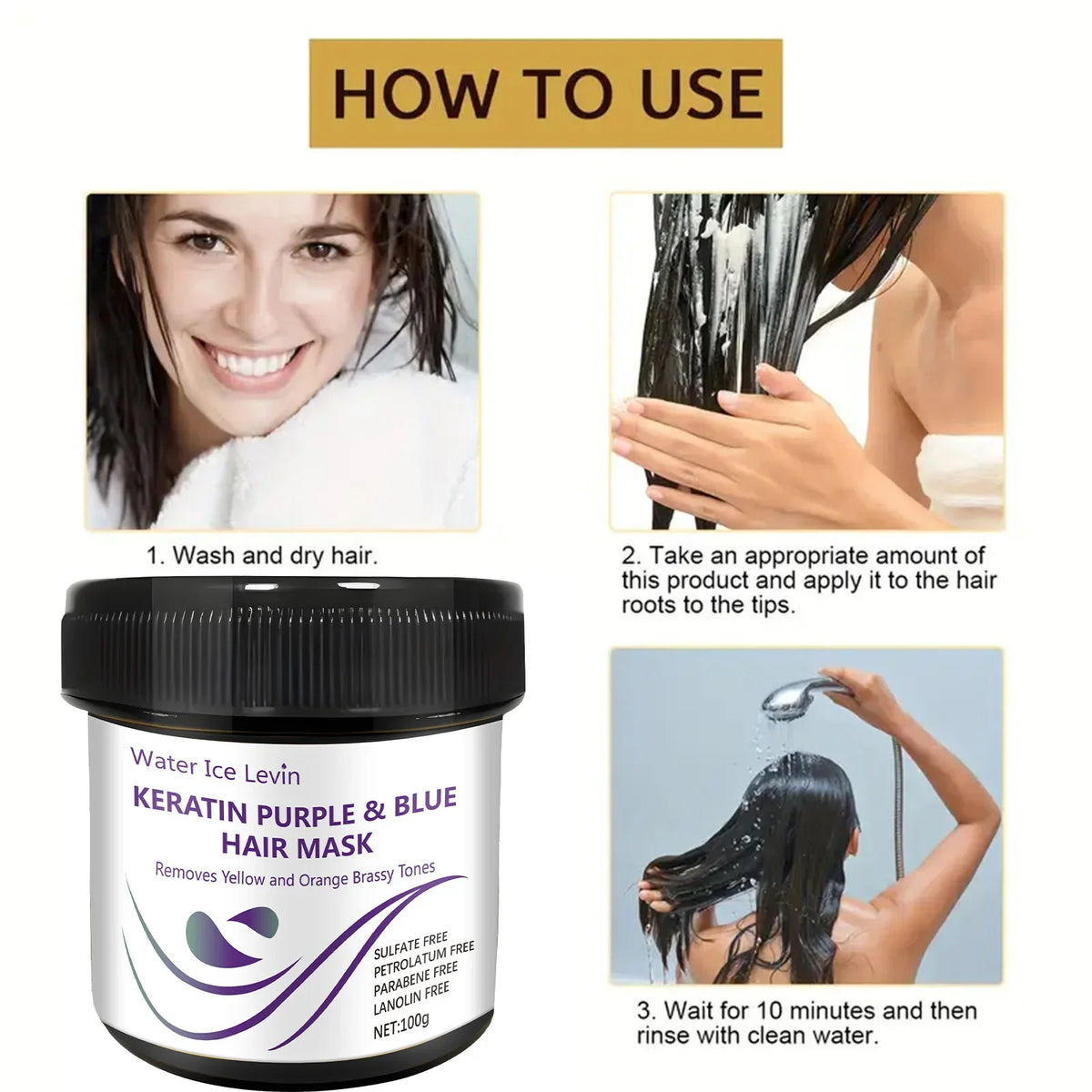 Qme Keratin Hair Mask – Smooth, Soft & Frizz-Free Treatment Keratin Hair Mask Qme