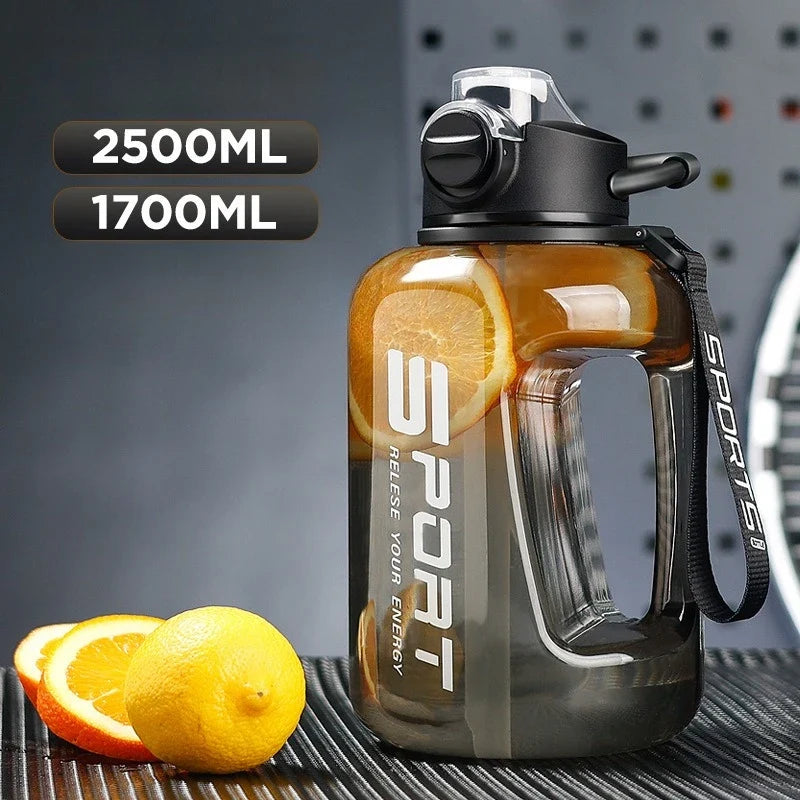 Extra Large 1L+ Sports Straw Water Bottle – 8 Colors Sports Water Bottle Qme