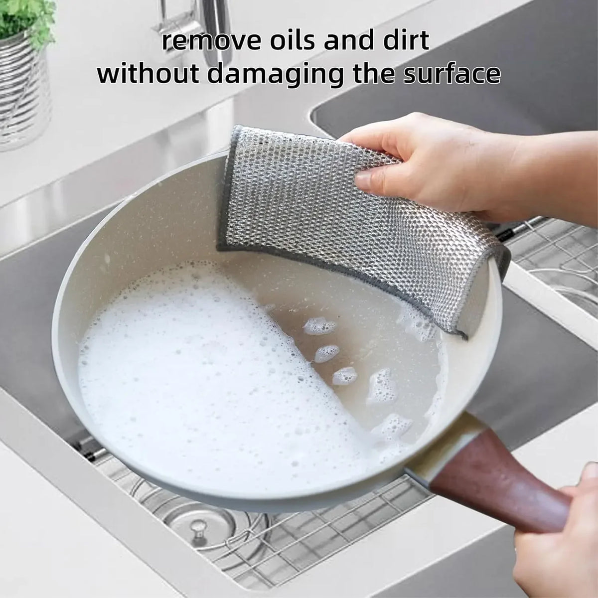 Multipurpose Miracle Cleaning Cloths – Mesh Microfiber Dishwashing Rags Microfiber Cleaning Cloths Qme
