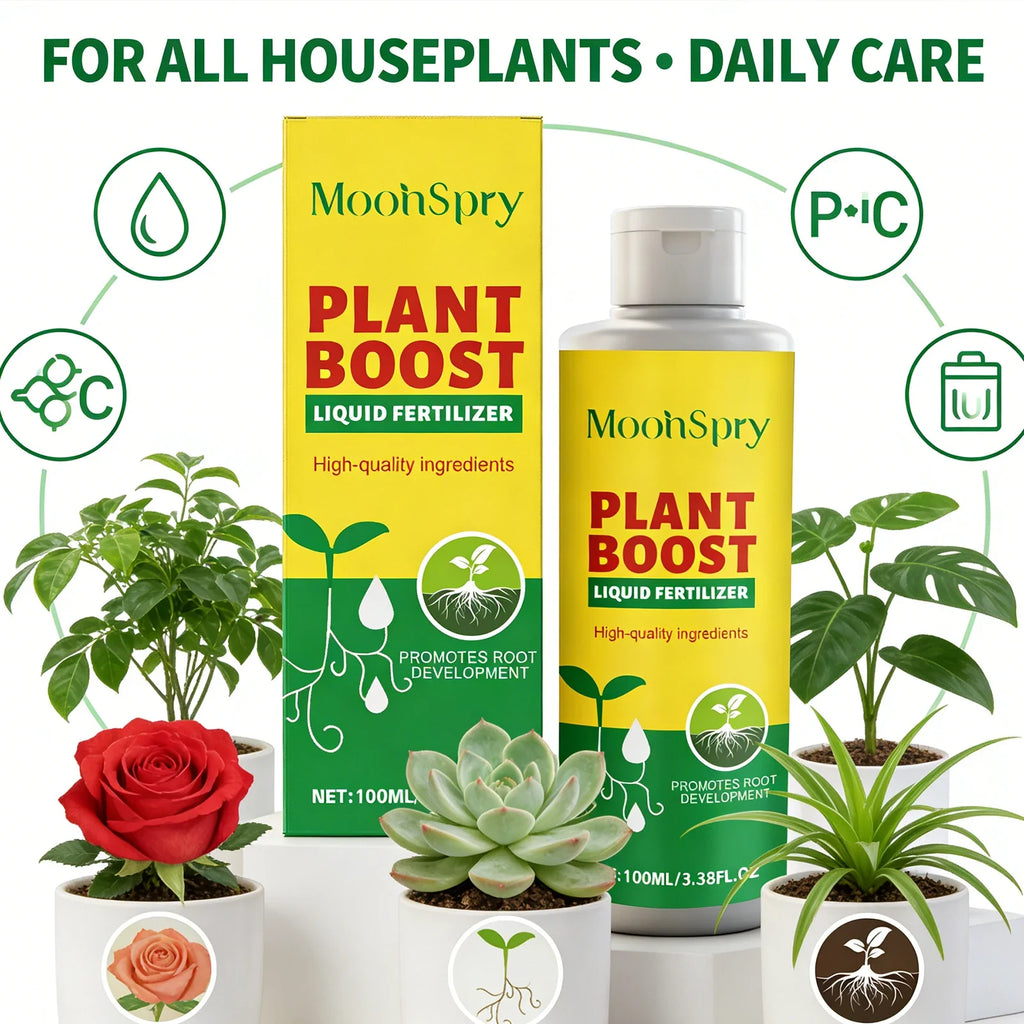 Plant Boost Liquid Fertilizer – Enhanced Water Absorption Liquid Plant Fertilizer Qme