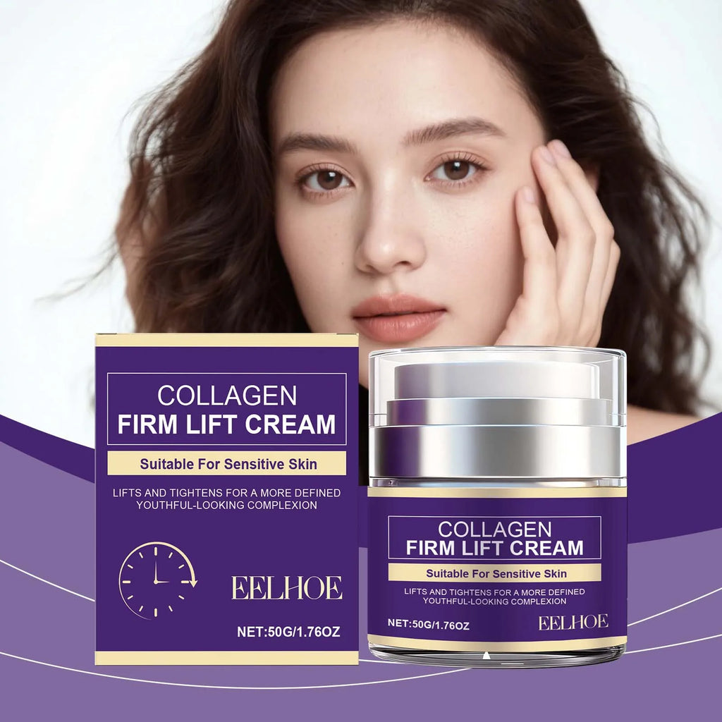 Eelhoe Collagen Firming Cream – Nourishing Face Moisturizer Collagen Face Cream Qst