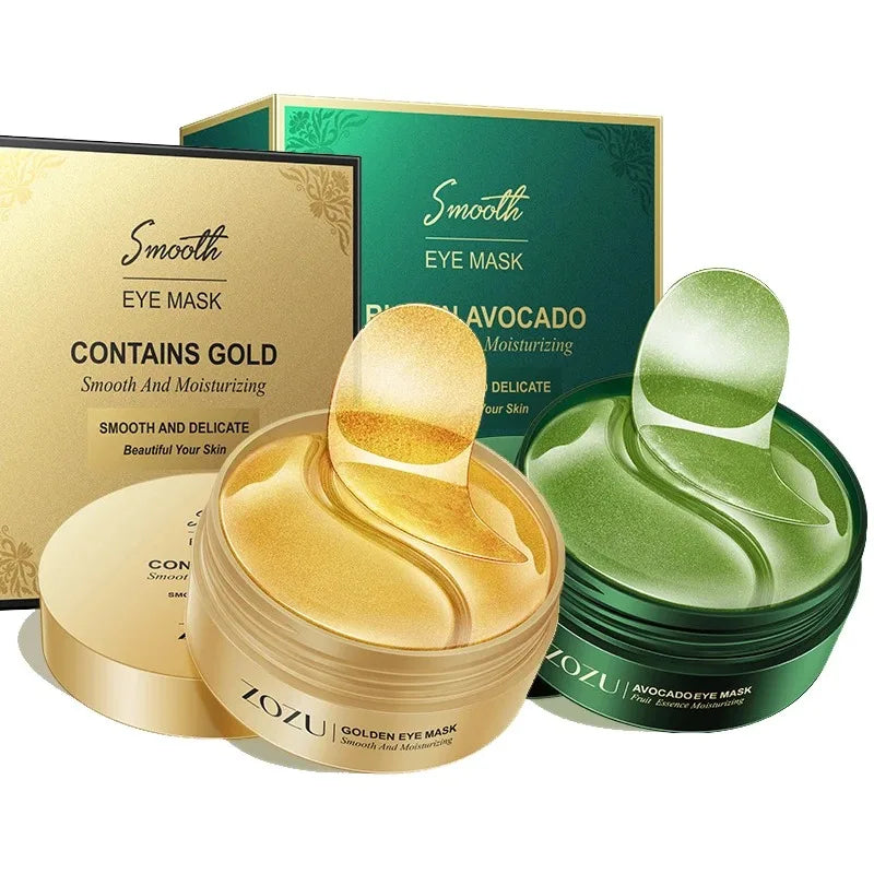 Avocado Gold Collagen Eye Mask Patches 60/120 Pcs | LGRAMER Eye Mask Patches Qst
