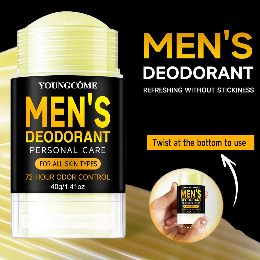 YOUNGCOME Men's Deodorant Stick – Long-Lasting Freshness Men's Deodorant Stick Qst