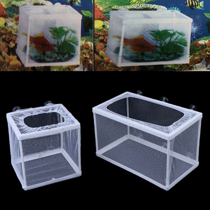 Fish Breeding Net Box – Aquarium Hatchery Isolation Box Fish Breeding Box Qst