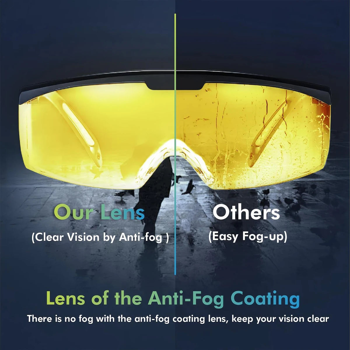 VOPHA IPL Laser Safety Glasses 190-2000nm UV Blocking Goggles Laser Safety Goggles Qst