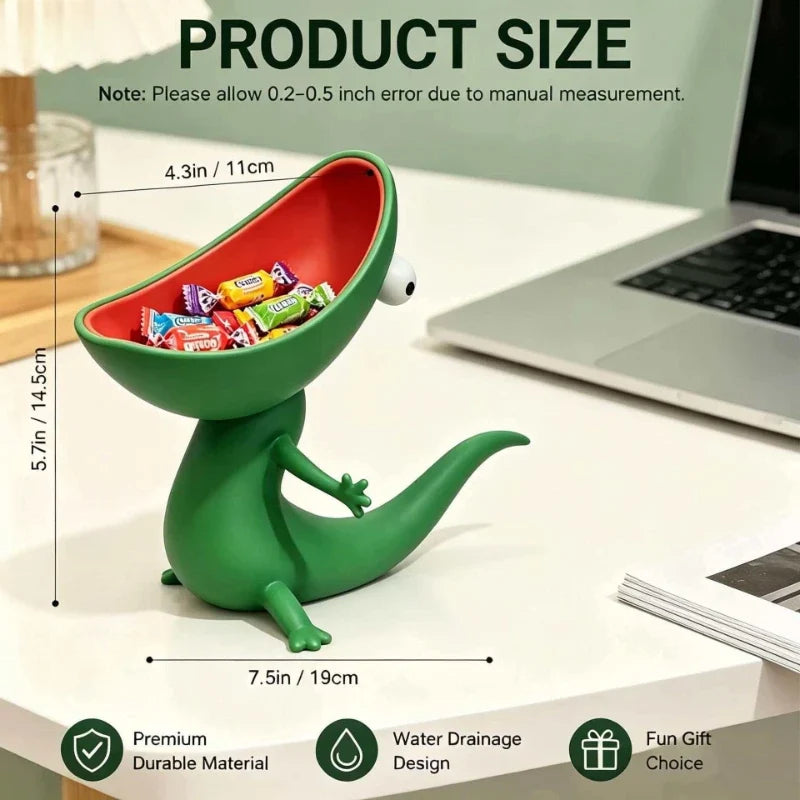 Snake Reptile Soap Box Key Holder & Desk Decor | Resin Decorative Organizer Qme