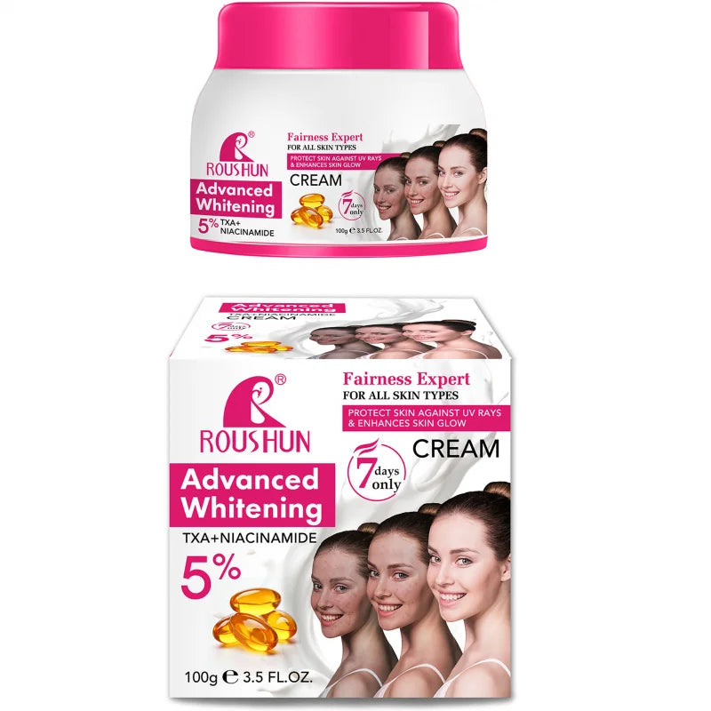 ROUSHUN Advanced Facial Moisturizing Cream 100g – Unisex Facial Moisturizer Cream Qst