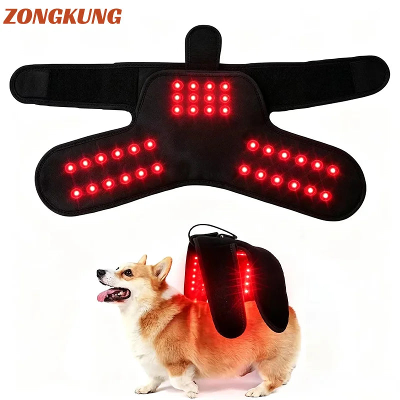 36 LED Wearable Red Light Therapy Device for Dogs & Cats Pet Light Therapy Device Qst