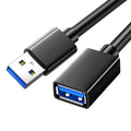 USB 3.0 Extension Cable Male to Female – 6 Lengths Available USB Extension Cable Qme black 5M