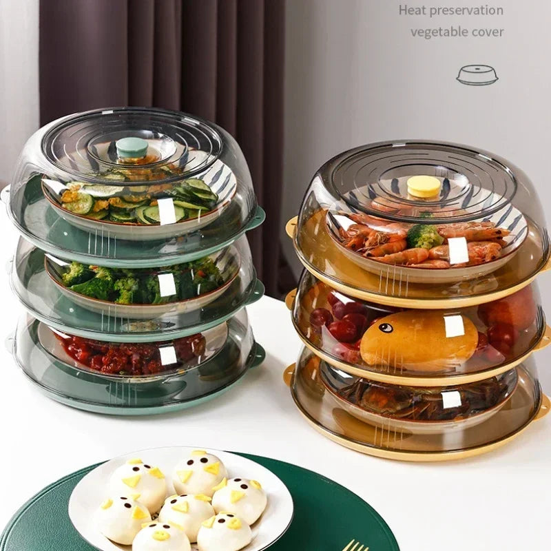 Multi-Layer Insulated Transparent Food Cover – Dust-Proof Food Cover Qme