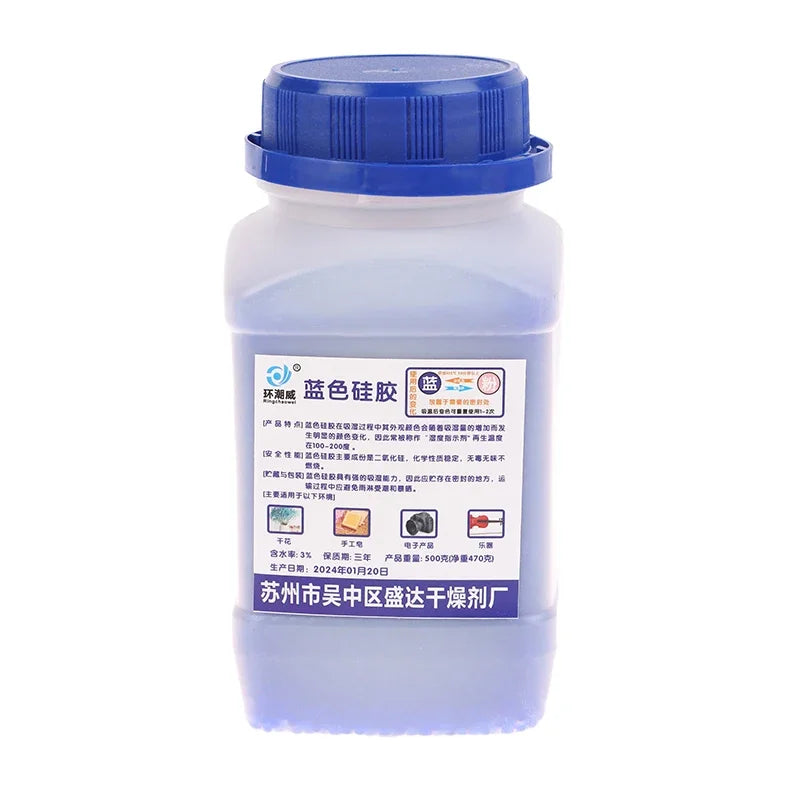 Reusable Silica Gel Beads Desiccant Moisture Absorber 500g Desiccant Moisture Absorber Qme