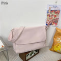 Canvas Shoulder Bag – Large Capacity Tote for Women & Students Canvas Shoulder Bag Qme PK