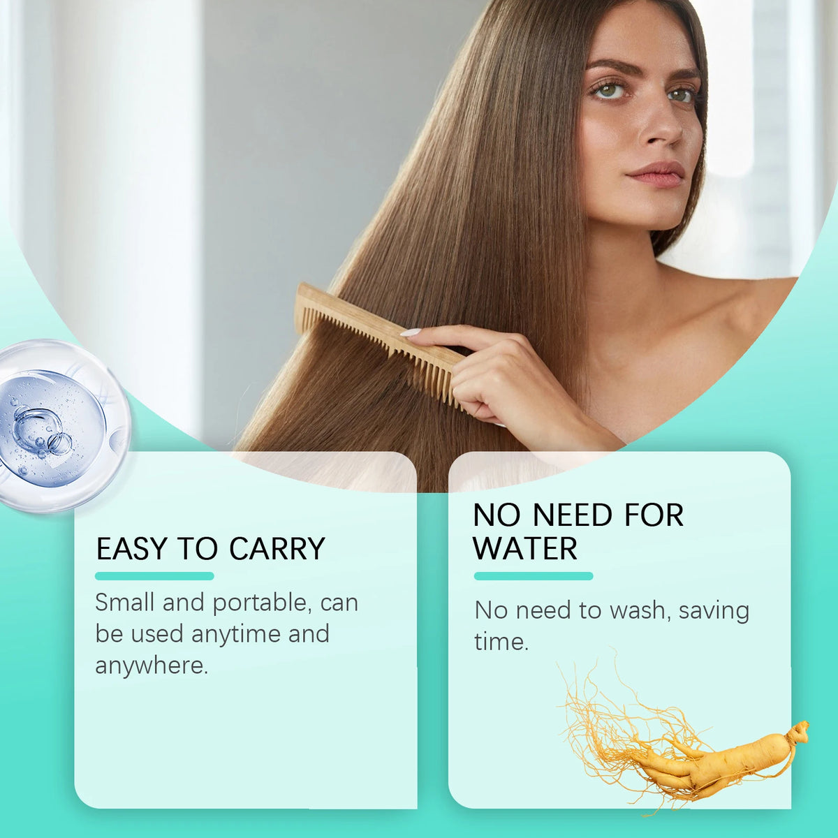 EELHOE Dry Shampoo Powder – Oil Control & Volume, 8.5g Dry Shampoo Powder Qst