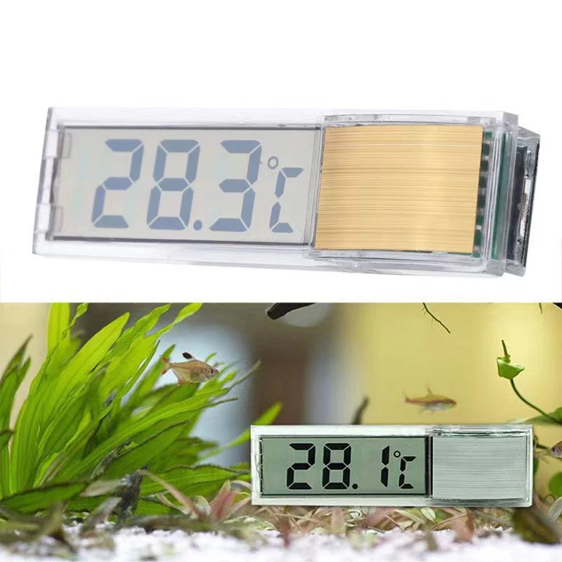 3D Digital LED Aquarium Thermometer – Fish Tank Temp Meter Aquarium Thermometer Qst