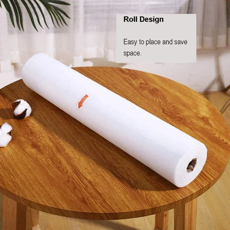 Disposable Non-Woven Salon Bed Sheet Roll – 50 Pcs Table Cover Disposable Salon Sheets Qme