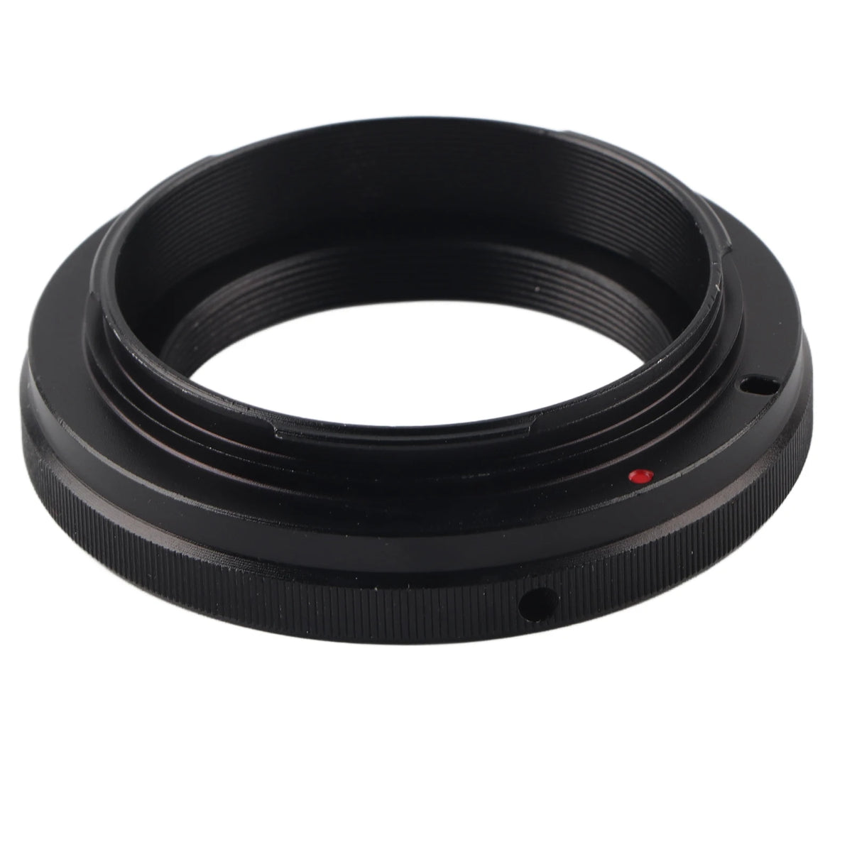 T2/T Mount Aluminum Lens Adapter for Canon EOS EF DSLR Camera Lens Adapter Qst black