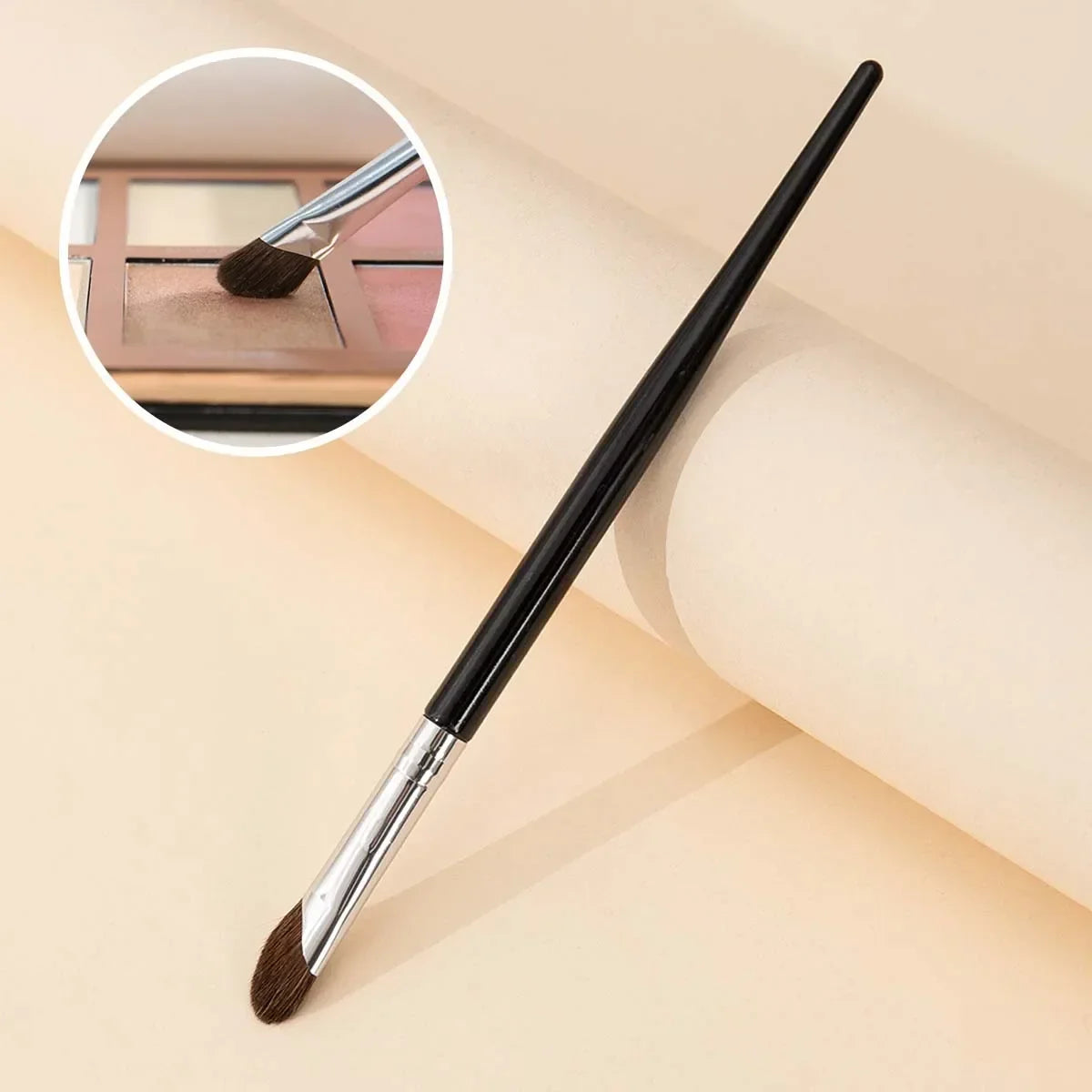 Angled Contour Brush – Nose Sculpting & Smudge Tool | Qme Contour Makeup Brush Qme Nose brush