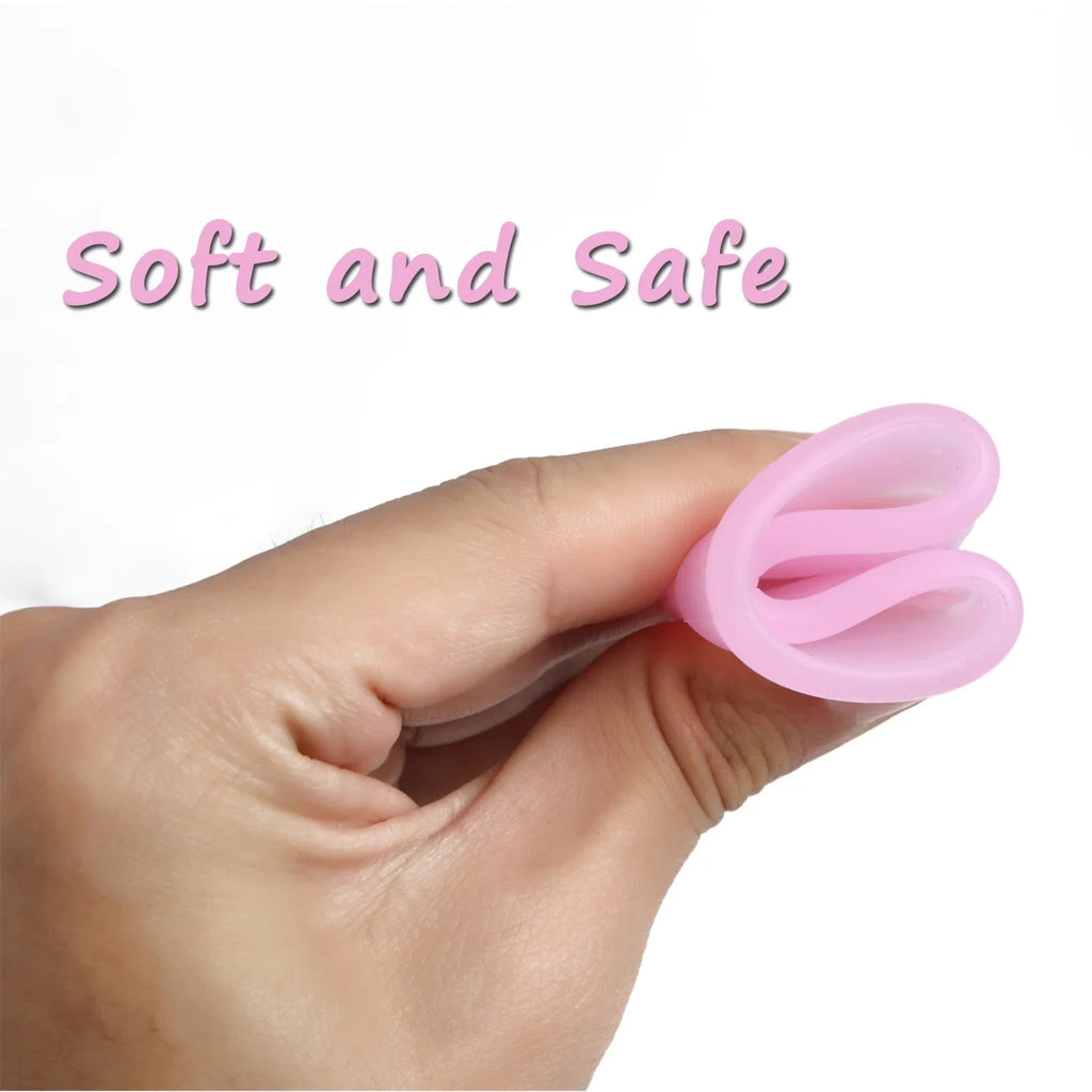 2-Pack Medical Silicone Menstrual Cups – S & L Sizes Menstrual Cup Qst