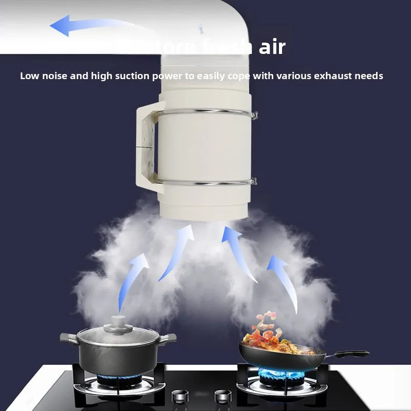 ZARTSEN Quiet Inline Duct Exhaust Fan – Bathroom & Kitchen Inline Exhaust Fan Qst