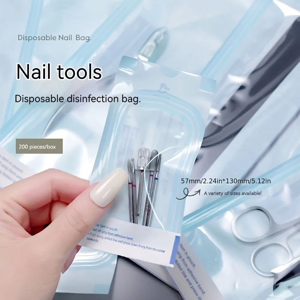 Self-Sealing Sterilization Pouches 5 Sizes | Medical-Grade Box Sterilization Pouches Qme