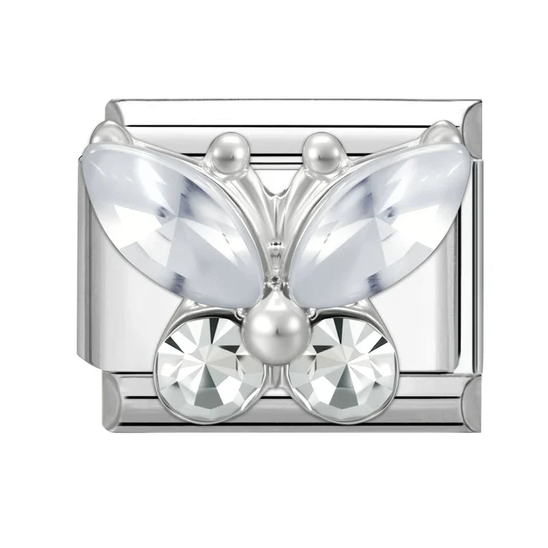 Zircon Stars Shell Butterfly Italian Charm Links – 39 Colors