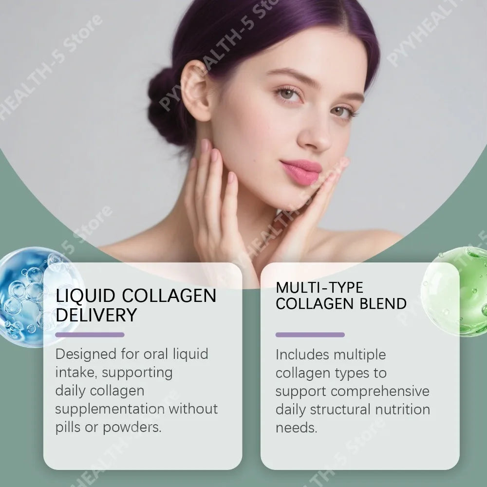 Docteat Collagen Oral Drops 30ml – Hyaluronic Acid & Vitamin C Collagen Oral Drops Qst