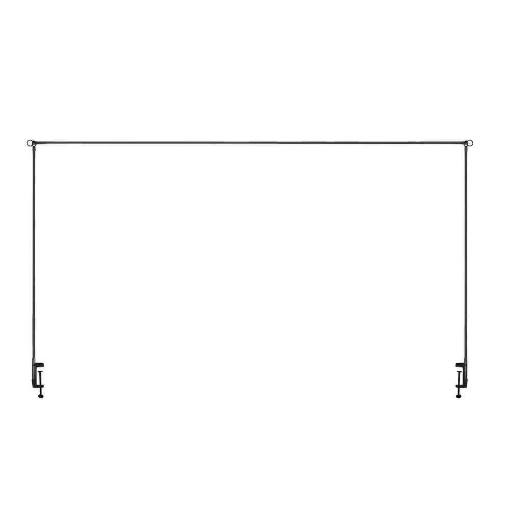 Adjustable Balloon Arch Stand with Table Clamps & Backdrop Rack Balloon Arch Stand Qme Standard Black