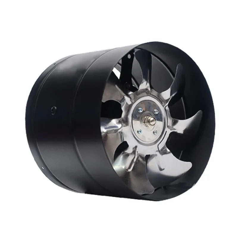 ZARTSEN 4" Waterproof Silent Duct Fan – Metal Vent Extractor Duct Vent Fan Qst 4inch 100mm No plug