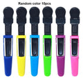 Women's Crocodile Hair Clips Wide Teeth Double Hinge 10 Pack Crocodile Hair Clips Qme Random color 10pcs