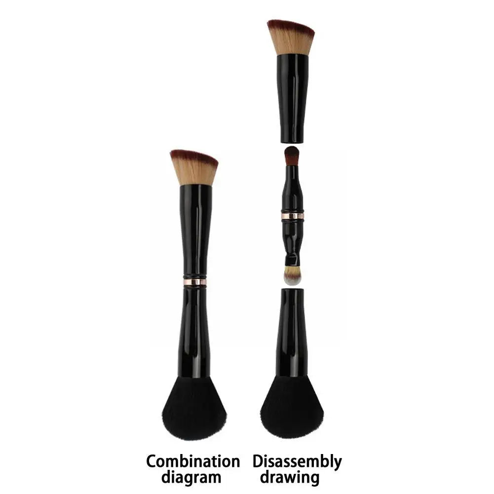 4-in-1 Makeup Brush – Concealer, Foundation, Blush & Eye Shadow Makeup Brush Set Qme