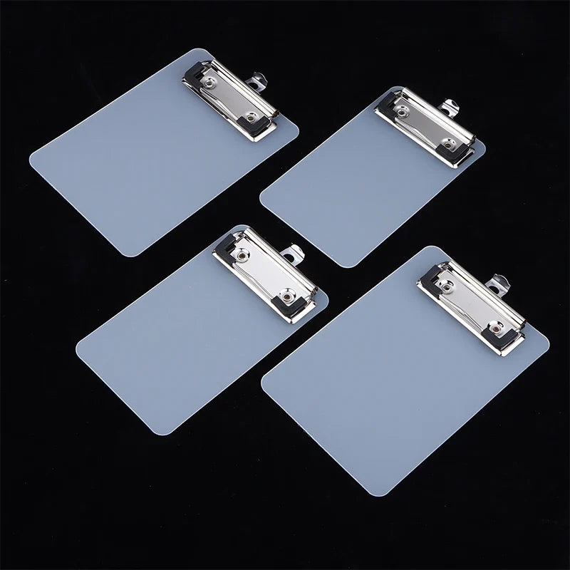Transparent Clipboard with Hanging Hook | Portable Office & School Clipboard with Hook Qme