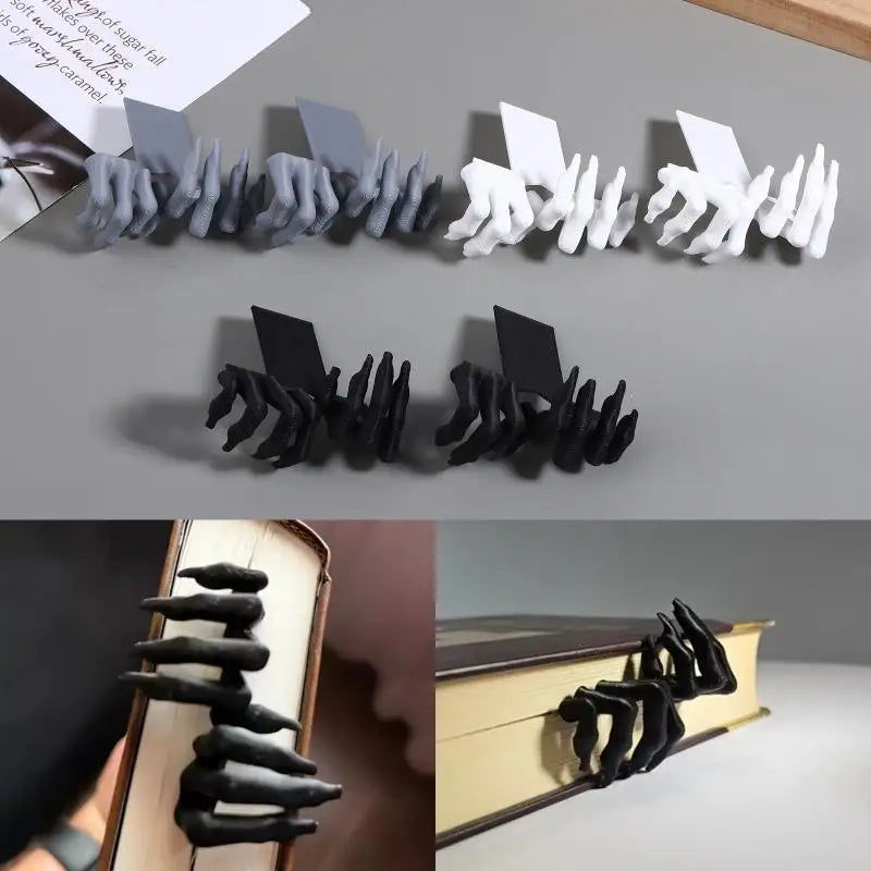 3D Horror Bookmarks – Personalized Novelty Page Markers | 2-Pack Novelty Bookmarks Qme