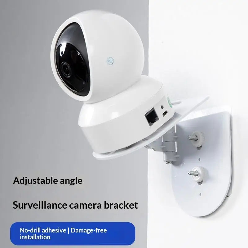 L-Shape Wall Mount Camera Bracket Glue Base PTZ | Acrylic Camera Wall Bracket Qme