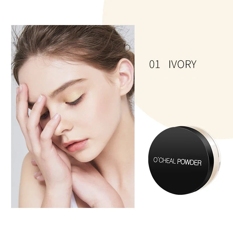 Qme Lightweight Loose Setting Powder – Waterproof & Long-Lasting Loose Setting Powder Qme 01 IVORY