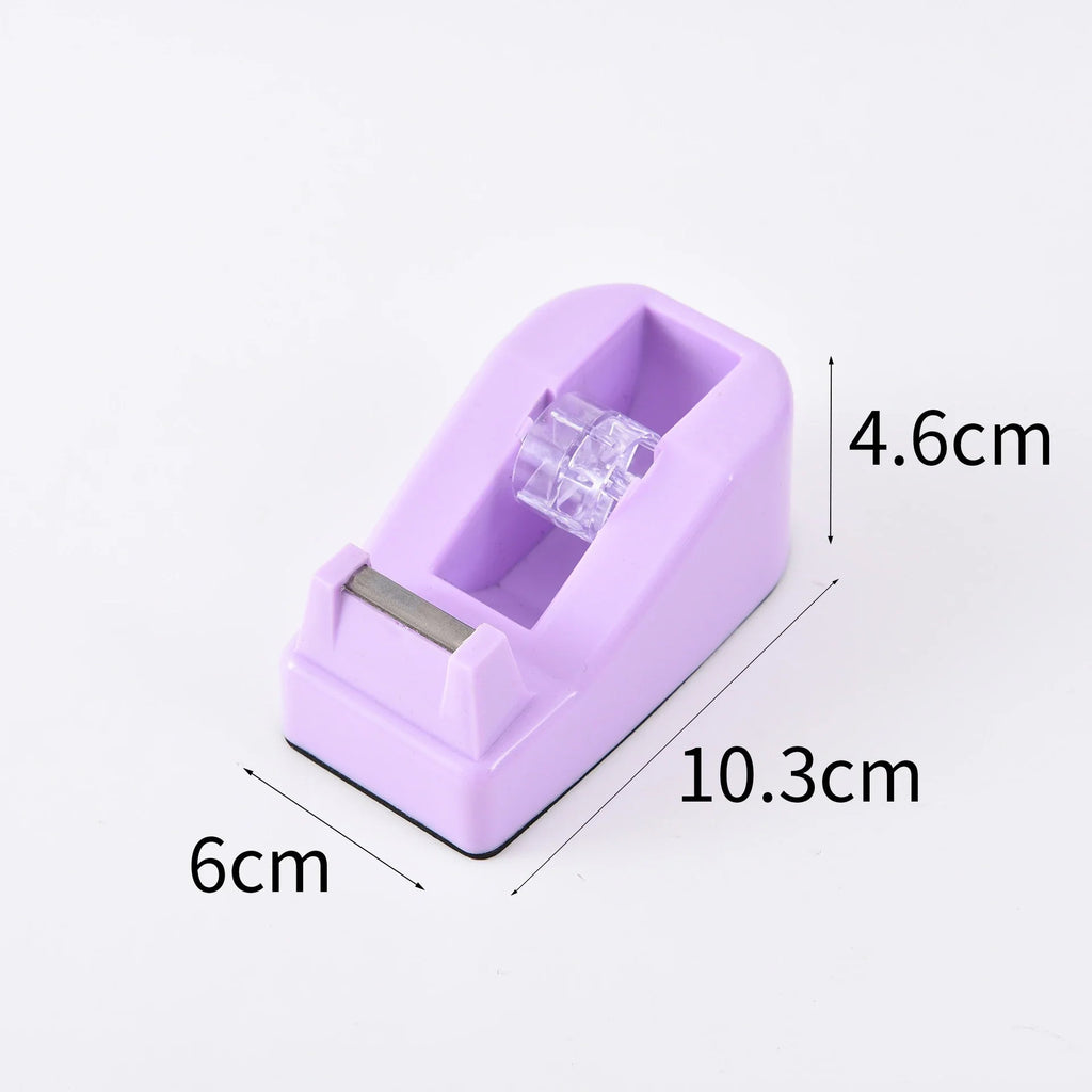 Desktop Tape Dispenser with Cutter & Heavy-Duty Table Base Tape Dispenser Qme